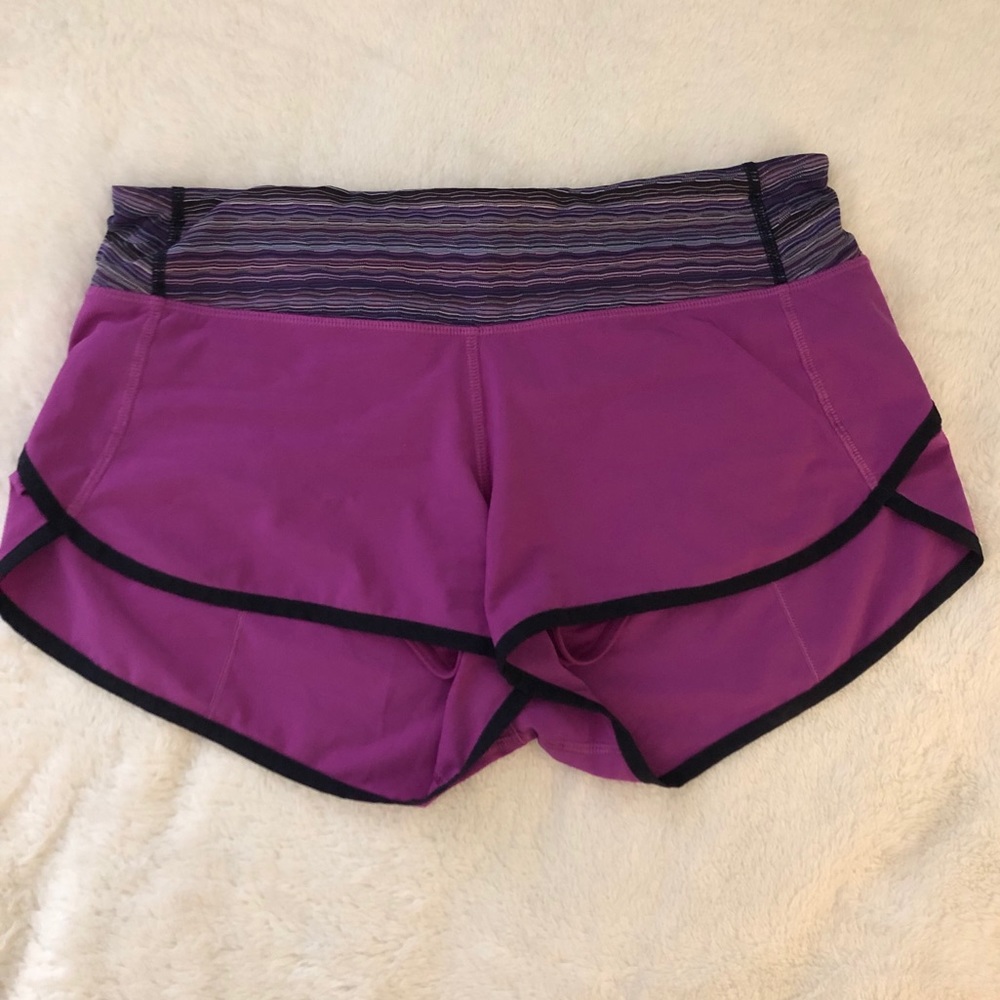 Lululemon Speed Shorts - purple